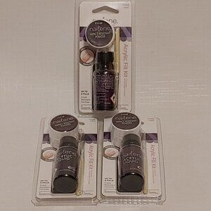 Nailene Acrylic Fill Kit CLEAR LOT of 3 BNIP Sealed
